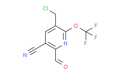 AM176280 | 1804343-38-1 | 3-(Chloromethyl)-5-cyano-2-(trifluoromethoxy)pyridine-6-carboxaldehyde