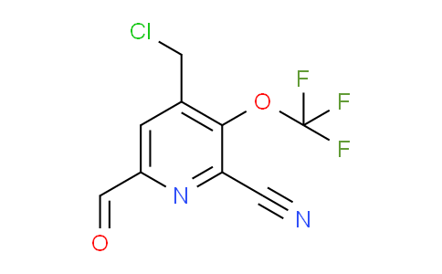 AM176283 | 1804810-53-4 | 4-(Chloromethyl)-2-cyano-3-(trifluoromethoxy)pyridine-6-carboxaldehyde