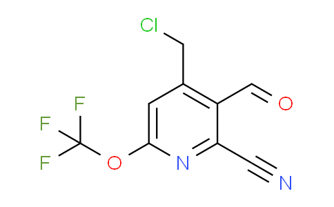 AM176286 | 1804299-57-7 | 4-(Chloromethyl)-2-cyano-6-(trifluoromethoxy)pyridine-3-carboxaldehyde