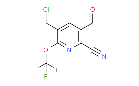 AM176295 | 1804737-96-9 | 3-(Chloromethyl)-6-cyano-2-(trifluoromethoxy)pyridine-5-carboxaldehyde