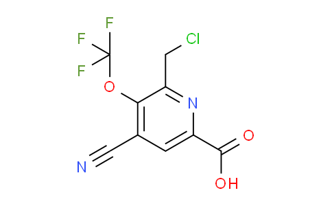 AM176299 | 1804302-89-3 | 2-(Chloromethyl)-4-cyano-3-(trifluoromethoxy)pyridine-6-carboxylic acid