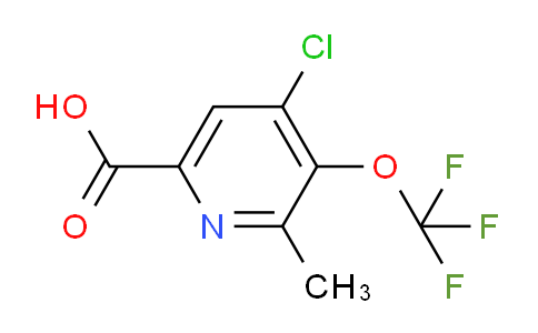 AM176301 | 1804599-62-9 | 4-Chloro-2-methyl-3-(trifluoromethoxy)pyridine-6-carboxylic acid