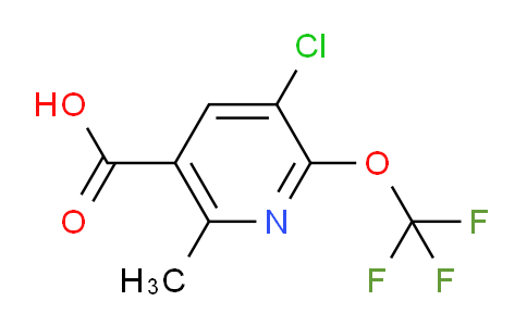 AM176308 | 1806215-24-6 | 3-Chloro-6-methyl-2-(trifluoromethoxy)pyridine-5-carboxylic acid