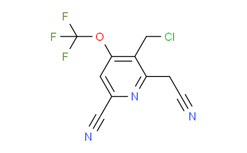 AM176309 | 1804709-14-5 | 3-(Chloromethyl)-6-cyano-4-(trifluoromethoxy)pyridine-2-acetonitrile