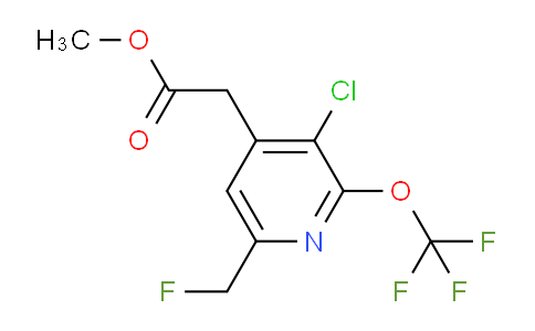 AM176339 | 1806243-55-9 | Methyl 3-chloro-6-(fluoromethyl)-2-(trifluoromethoxy)pyridine-4-acetate