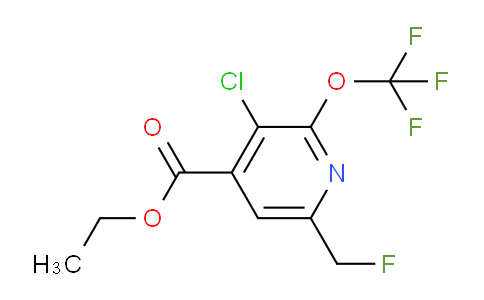 AM176344 | 1806242-50-1 | Ethyl 3-chloro-6-(fluoromethyl)-2-(trifluoromethoxy)pyridine-4-carboxylate