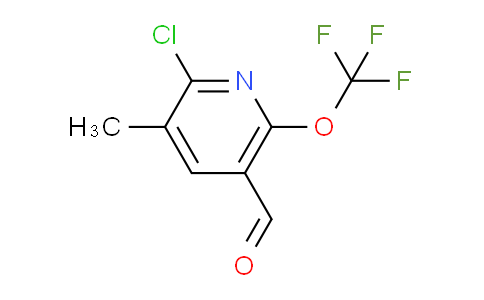 2-Chloro-3-methyl-6-(trifluoromethoxy)pyridine-5-carboxaldehyde