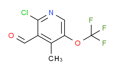 2-Chloro-4-methyl-5-(trifluoromethoxy)pyridine-3-carboxaldehyde