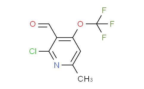 2-Chloro-6-methyl-4-(trifluoromethoxy)pyridine-3-carboxaldehyde