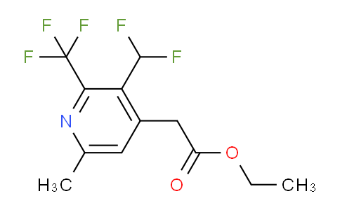 AM17636 | 1361891-11-3 | Ethyl 3-(difluoromethyl)-6-methyl-2-(trifluoromethyl)pyridine-4-acetate