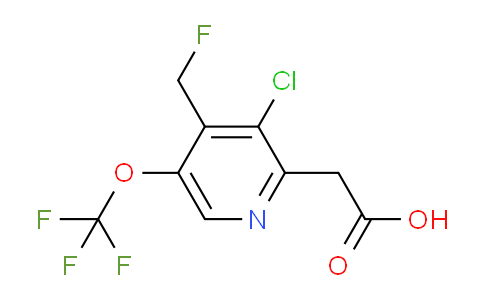 AM176362 | 1806242-65-8 | 3-Chloro-4-(fluoromethyl)-5-(trifluoromethoxy)pyridine-2-acetic acid