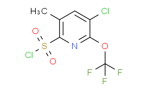 AM176369 | 1806168-91-1 | 3-Chloro-5-methyl-2-(trifluoromethoxy)pyridine-6-sulfonyl chloride