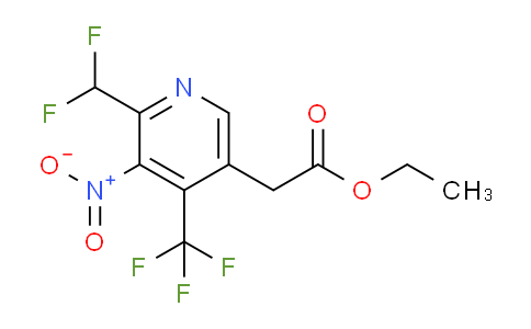 AM17637 | 1361699-79-7 | Ethyl 2-(difluoromethyl)-3-nitro-4-(trifluoromethyl)pyridine-5-acetate