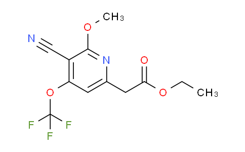 AM176375 | 1804333-74-1 | Ethyl 3-cyano-2-methoxy-4-(trifluoromethoxy)pyridine-6-acetate