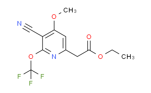 AM176379 | 1804690-84-3 | Ethyl 3-cyano-4-methoxy-2-(trifluoromethoxy)pyridine-6-acetate