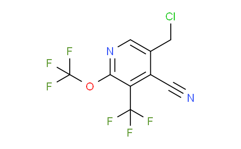 5-(Chloromethyl)-4-cyano-2-(trifluoromethoxy)-3-(trifluoromethyl)pyridine