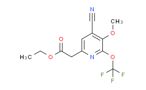 AM176389 | 1804730-48-0 | Ethyl 4-cyano-3-methoxy-2-(trifluoromethoxy)pyridine-6-acetate