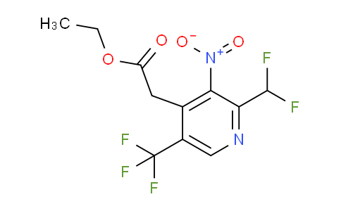 AM17639 | 1361463-58-2 | Ethyl 2-(difluoromethyl)-3-nitro-5-(trifluoromethyl)pyridine-4-acetate