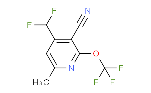 3-Cyano-4-(difluoromethyl)-6-methyl-2-(trifluoromethoxy)pyridine