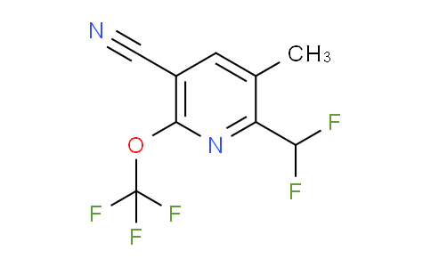 AM176398 | 1804395-54-7 | 5-Cyano-2-(difluoromethyl)-3-methyl-6-(trifluoromethoxy)pyridine