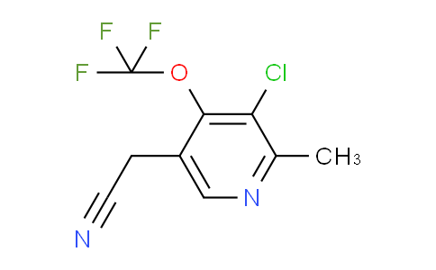 AM176402 | 1804688-52-5 | 3-Chloro-2-methyl-4-(trifluoromethoxy)pyridine-5-acetonitrile