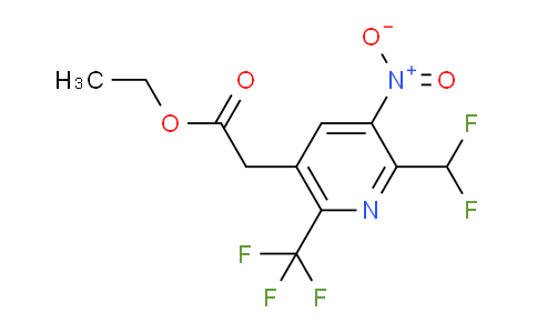 AM17642 | 1361902-20-6 | Ethyl 2-(difluoromethyl)-3-nitro-6-(trifluoromethyl)pyridine-5-acetate