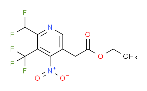 AM17643 | 1361793-49-8 | Ethyl 2-(difluoromethyl)-4-nitro-3-(trifluoromethyl)pyridine-5-acetate