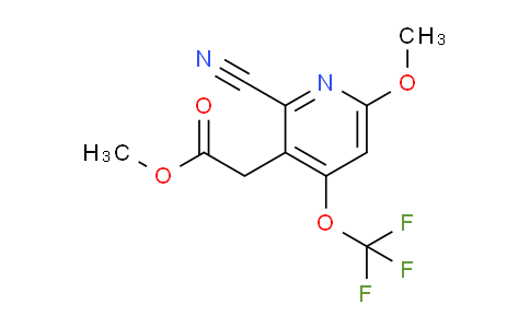 AM176440 | 1804729-79-0 | Methyl 2-cyano-6-methoxy-4-(trifluoromethoxy)pyridine-3-acetate