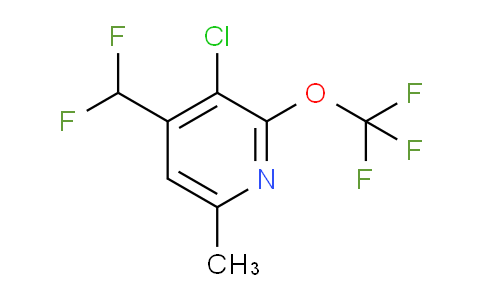 AM176449 | 1806214-41-4 | 3-Chloro-4-(difluoromethyl)-6-methyl-2-(trifluoromethoxy)pyridine