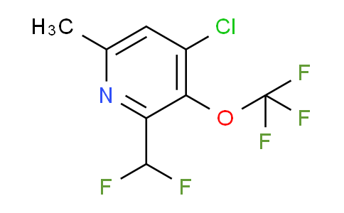 AM176454 | 1803619-68-2 | 4-Chloro-2-(difluoromethyl)-6-methyl-3-(trifluoromethoxy)pyridine