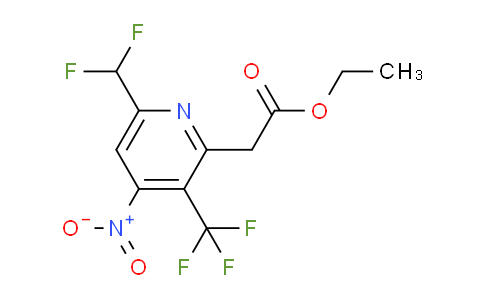 AM17646 | 1361699-89-9 | Ethyl 6-(difluoromethyl)-4-nitro-3-(trifluoromethyl)pyridine-2-acetate