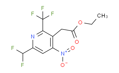 AM17648 | 1361856-53-2 | Ethyl 6-(difluoromethyl)-4-nitro-2-(trifluoromethyl)pyridine-3-acetate