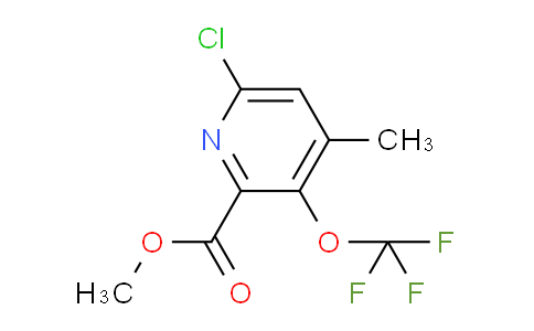 Methyl 6-chloro-4-methyl-3-(trifluoromethoxy)pyridine-2-carboxylate