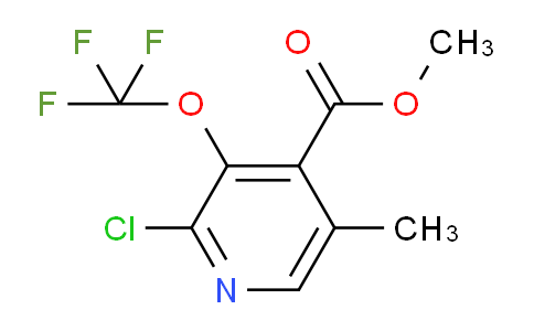 Methyl 2-chloro-5-methyl-3-(trifluoromethoxy)pyridine-4-carboxylate