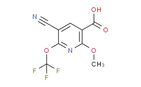 3-Cyano-6-methoxy-2-(trifluoromethoxy)pyridine-5-carboxylic acid