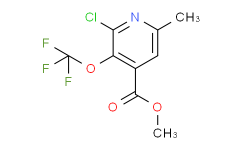 AM176490 | 1804557-29-6 | Methyl 2-chloro-6-methyl-3-(trifluoromethoxy)pyridine-4-carboxylate