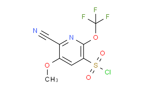 AM176496 | 1806214-90-3 | 2-Cyano-3-methoxy-6-(trifluoromethoxy)pyridine-5-sulfonyl chloride