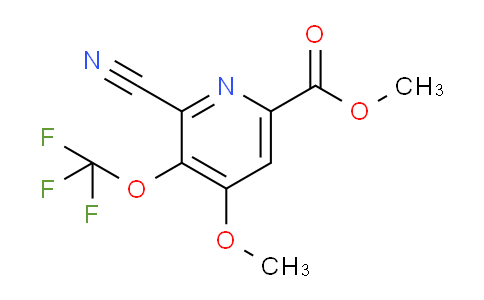 Methyl 2-cyano-4-methoxy-3-(trifluoromethoxy)pyridine-6-carboxylate