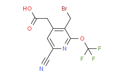 AM176520 | 1804296-62-5 | 3-(Bromomethyl)-6-cyano-2-(trifluoromethoxy)pyridine-4-acetic acid