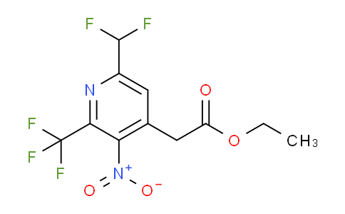 AM17653 | 1361879-60-8 | Ethyl 6-(difluoromethyl)-3-nitro-2-(trifluoromethyl)pyridine-4-acetate