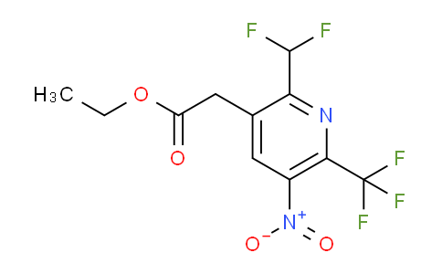 AM17654 | 1361902-29-5 | Ethyl 2-(difluoromethyl)-5-nitro-6-(trifluoromethyl)pyridine-3-acetate