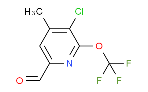 AM176541 | 1806117-21-4 | 3-Chloro-4-methyl-2-(trifluoromethoxy)pyridine-6-carboxaldehyde