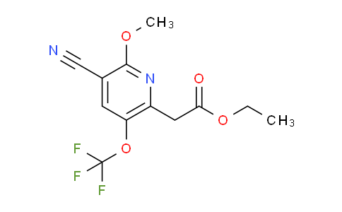 AM176548 | 1803617-84-6 | Ethyl 3-cyano-2-methoxy-5-(trifluoromethoxy)pyridine-6-acetate