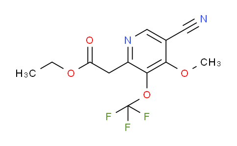 AM176551 | 1804333-83-2 | Ethyl 5-cyano-4-methoxy-3-(trifluoromethoxy)pyridine-2-acetate