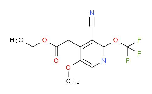 AM176553 | 1806040-31-2 | Ethyl 3-cyano-5-methoxy-2-(trifluoromethoxy)pyridine-4-acetate