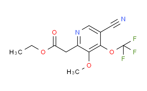 AM176555 | 1804333-92-3 | Ethyl 5-cyano-3-methoxy-4-(trifluoromethoxy)pyridine-2-acetate