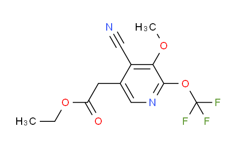 AM176559 | 1806040-53-8 | Ethyl 4-cyano-3-methoxy-2-(trifluoromethoxy)pyridine-5-acetate