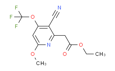 AM176562 | 1803617-96-0 | Ethyl 3-cyano-6-methoxy-4-(trifluoromethoxy)pyridine-2-acetate