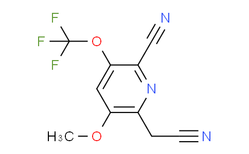 AM176569 | 1804690-53-6 | 2-Cyano-5-methoxy-3-(trifluoromethoxy)pyridine-6-acetonitrile