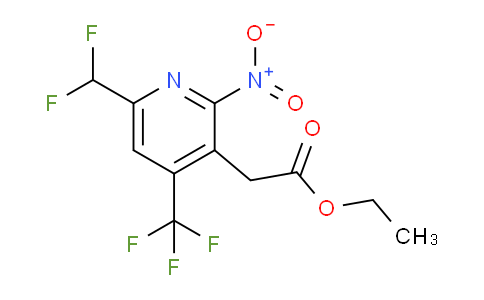 AM17658 | 1361793-56-7 | Ethyl 6-(difluoromethyl)-2-nitro-4-(trifluoromethyl)pyridine-3-acetate